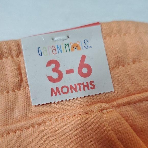 Orange Baby Shorts with Car Print - Picture 2 of 5